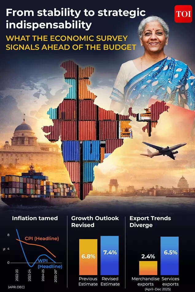 From stability to strategic indispensability: What the Economic Survey sets up for Budget Sunday